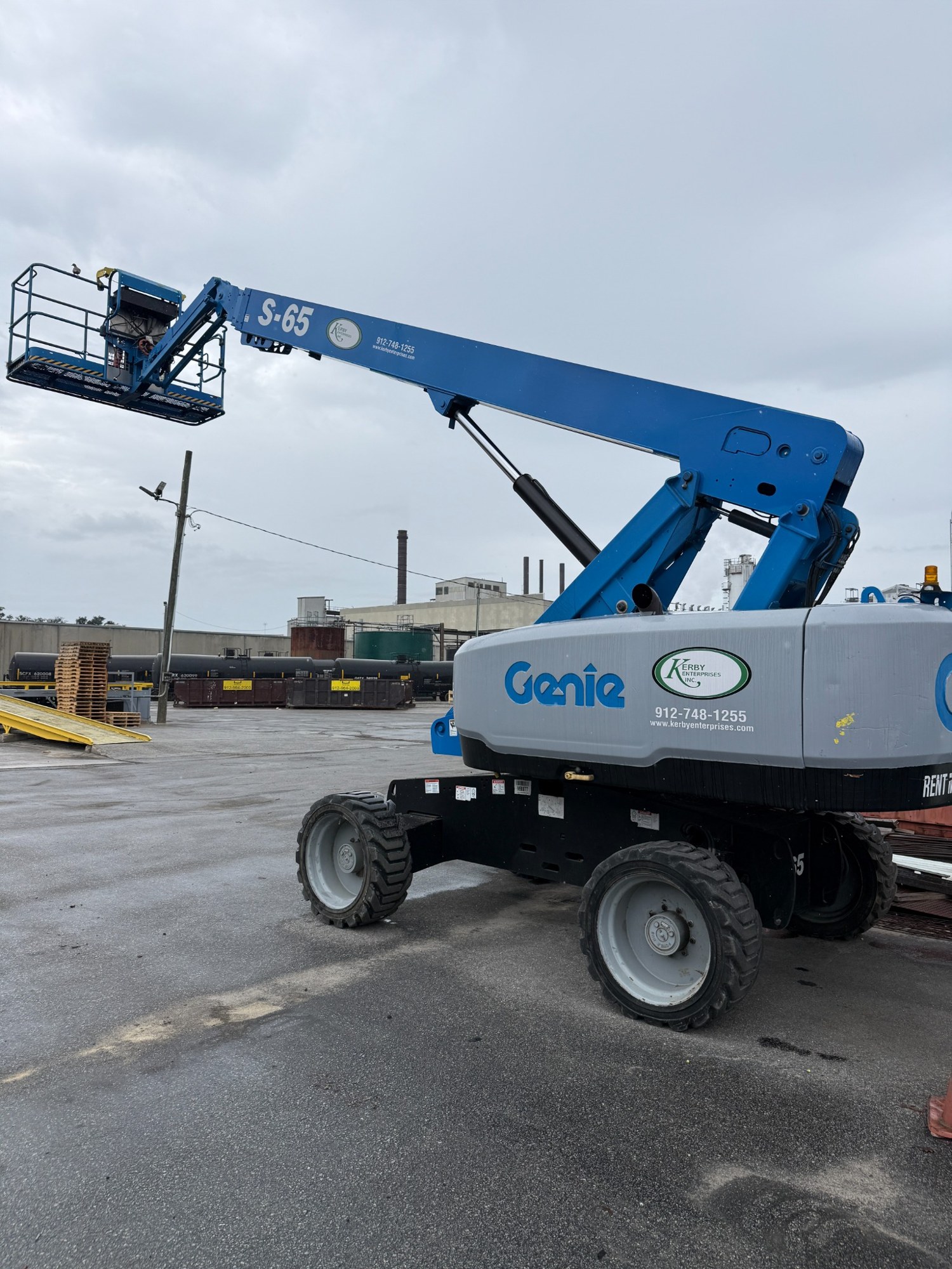 Kerby Enterprises construction boom lift