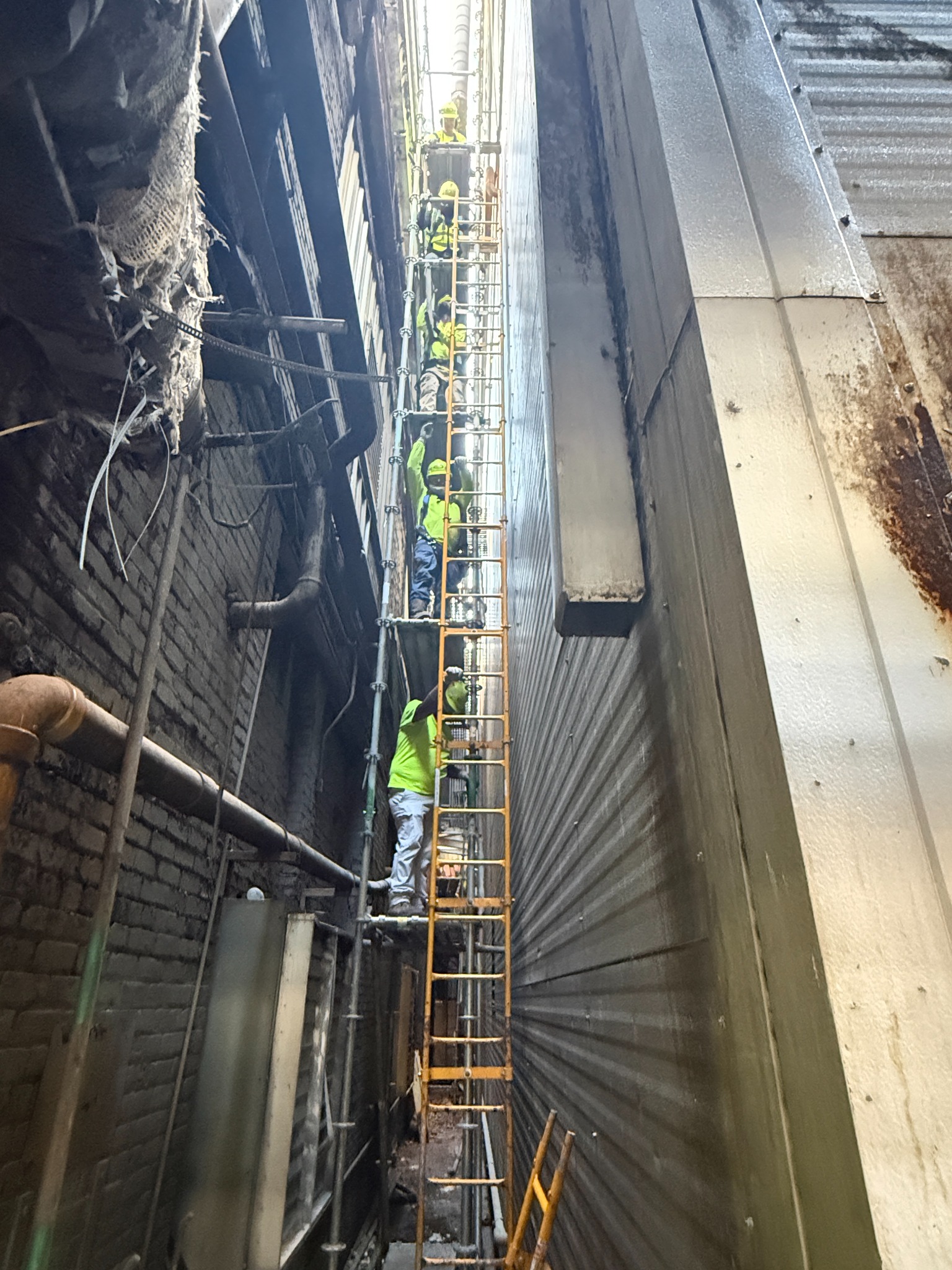 Industrial scaffolding